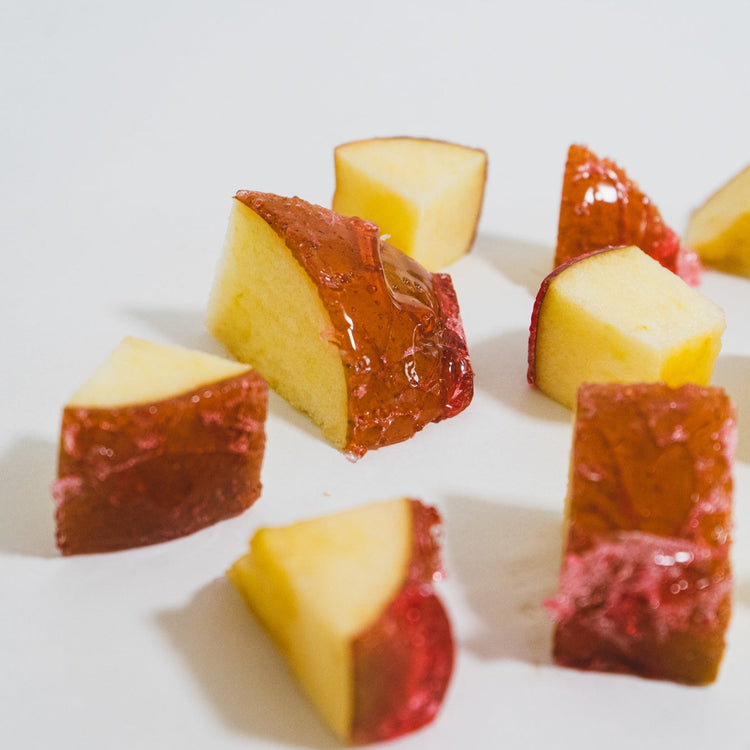 ふじさきまちのりんごあめ