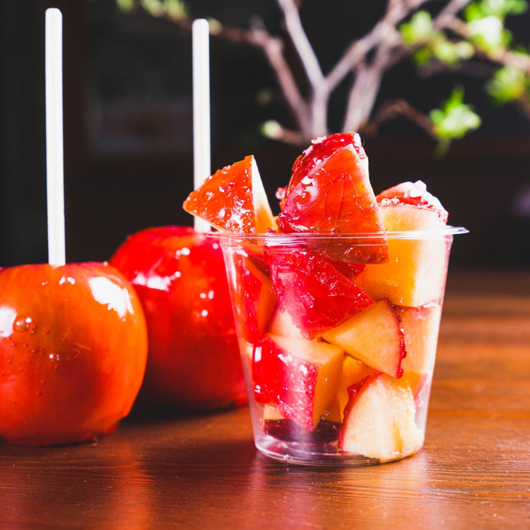 ふじさきまちのりんごあめ